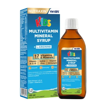Kids Multivitamin Mineral Syrup (Çocuklar Şurup) 150 ml (4-10 Yaş Arası)